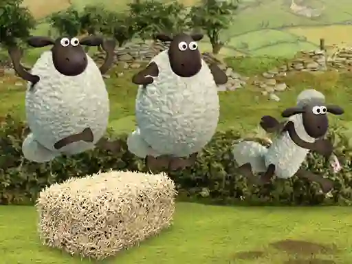 Gêm Shaun the Sheep Alien Athletics ar-lein