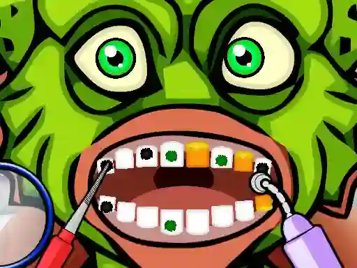 Gêm Halloween Dentist ar-lein