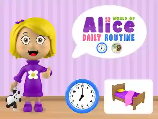 Gêm World of Alice Daily Routine ar-lein