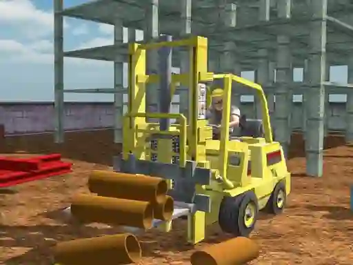 Gêm Forklift Drive Simulator ar-lein