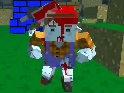 Gêm Pixel Gun Apocalypse 4 Zombie Invazion ar-lein