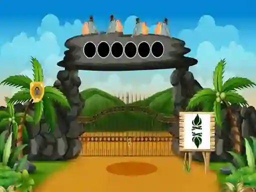 Gêm Rocky Village Escape ar-lein