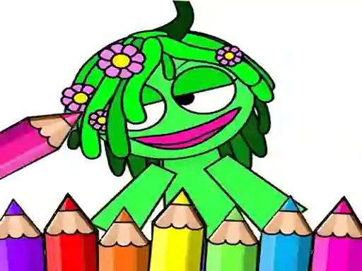 Gêm Sprunki Coloring Music Anime ar-lein