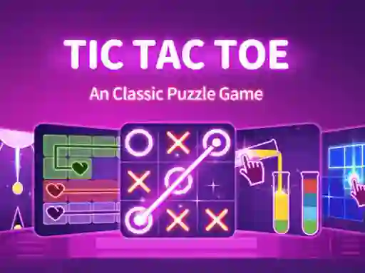 Gêm Tic Tac Toe: A Group Of Classic Game ar-lein