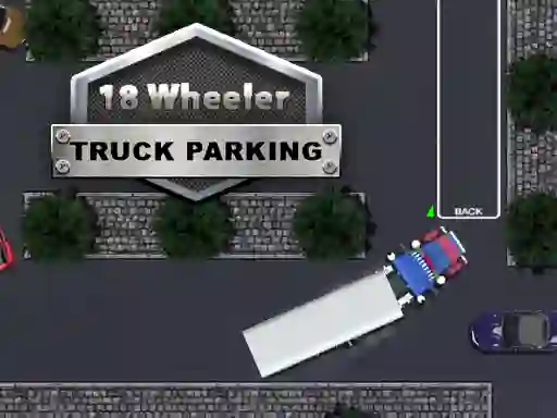 Gêm 18 Wheeler Truck Parking ar-lein
