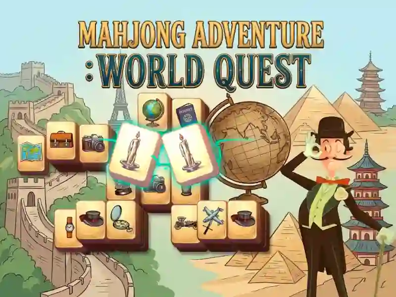 Gêm Mahjong Adventure: World Quest ar-lein