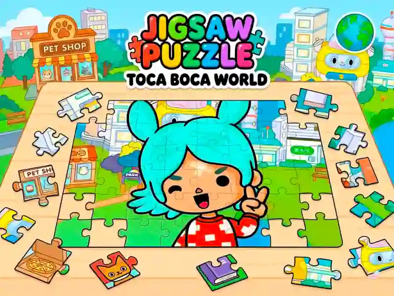 Gêm Jigsaw Puzzle: Toca Boca World ar-lein