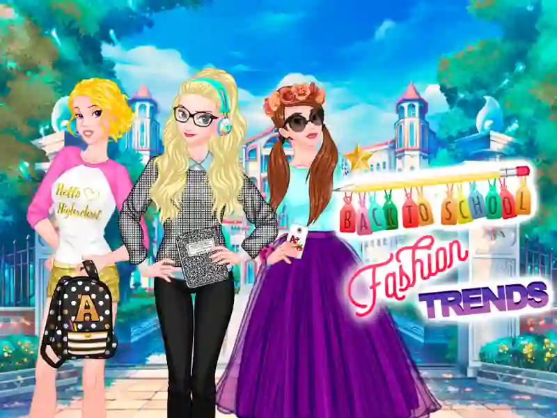 Gêm Back To School Fashion Trends ar-lein