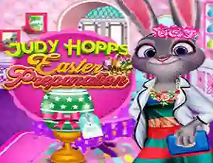 Gêm Judy Hopps Easter Preparation ar-lein