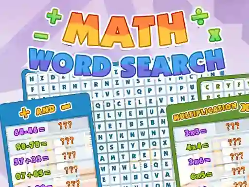 Gêm Math Word Search ar-lein