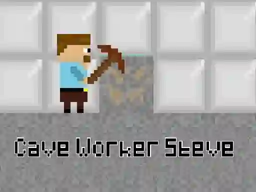 Gêm Cave Worker Steve ar-lein