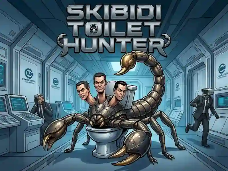 Gêm Skibidi Toilet Hunter ar-lein