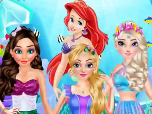 Gêm Princess Mermaid Style Makeup ar-lein