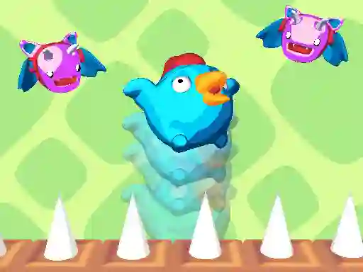 Gêm Bouncing Chick ar-lein
