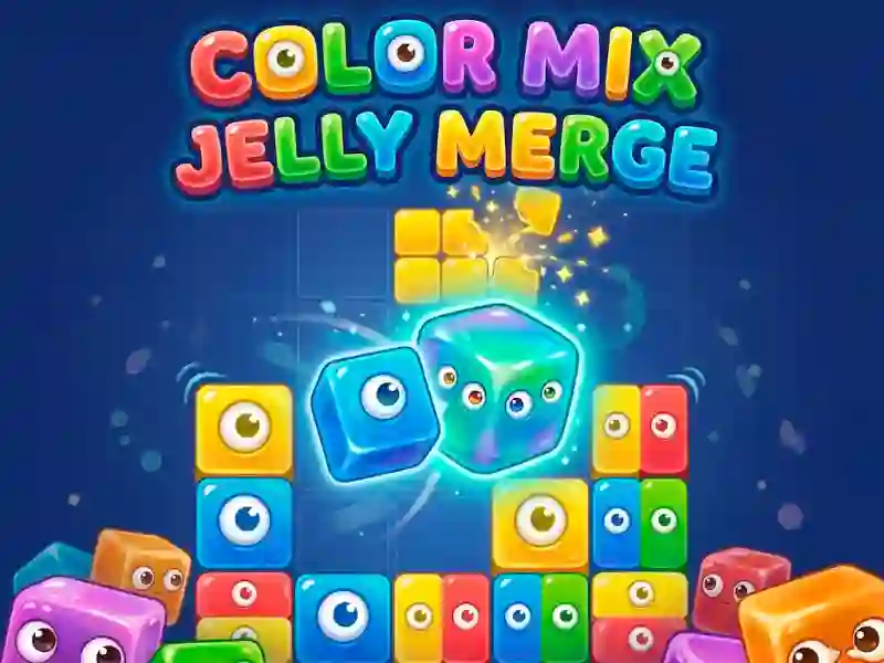 Gêm Color Mix - Jelly Merge ar-lein