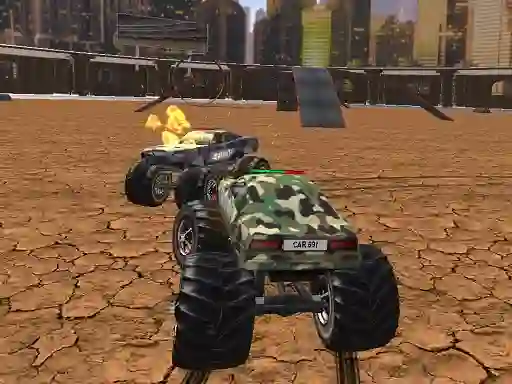 Gêm Demolition Monster Truck Army ar-lein