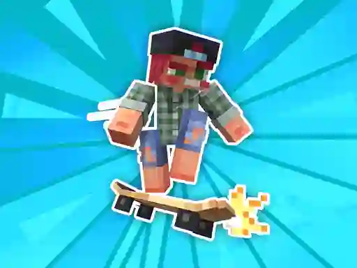 Gêm Noob and Pro Skateboarding ar-lein