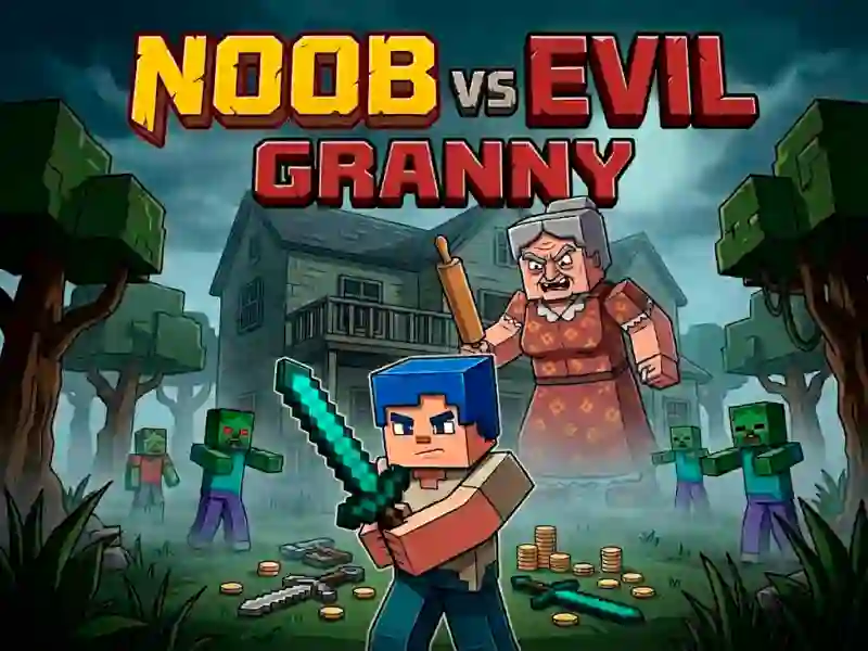 Gêm Noob vs Evil Granny ar-lein