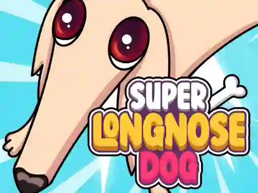 Gêm Super Long Nose Dog ar-lein
