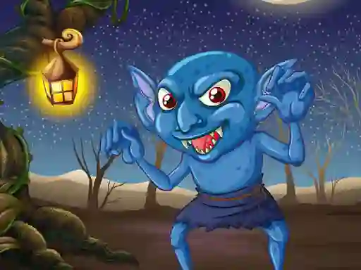 Gêm Goblin Fight Match 3 ar-lein