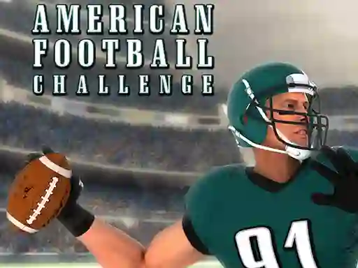 Gêm American Football Challenge ar-lein