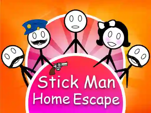 Gêm Stickman Home Escape ar-lein