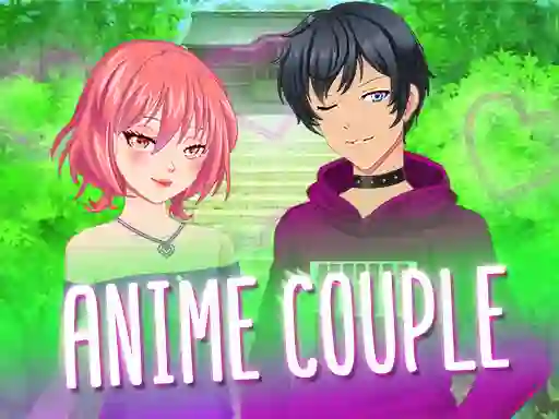 Gêm Anime Couple Dress Up ar-lein