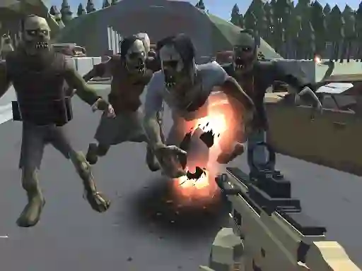 Gêm Poligon War Zombie Apocalypse ar-lein