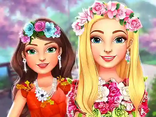 Gêm My Dreamy Flora Fashion Look ar-lein