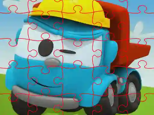 Gêm Leo The Truck Jigsaw ar-lein