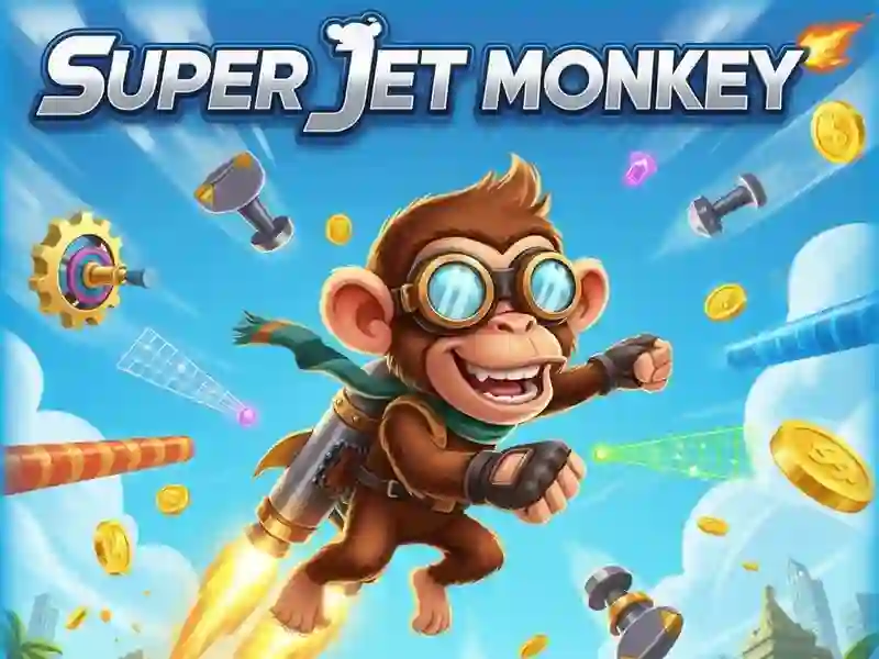 Gêm Super Jet Monkey ar-lein