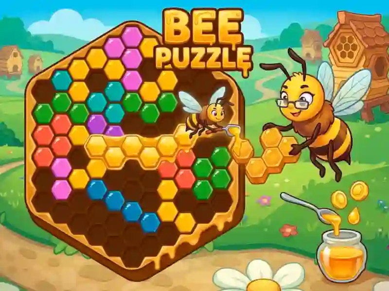 Gêm Bee Puzzle ar-lein