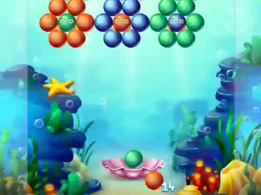 Gêm Aqua Bubble Shooter ar-lein