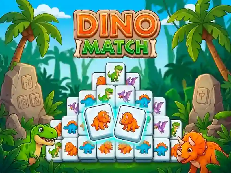 Gêm Dino Match ar-lein