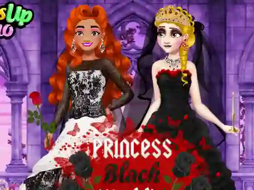 Gêm Princess Black Wedding Dress ar-lein