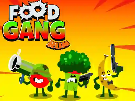 Gêm Food Gang Run ar-lein