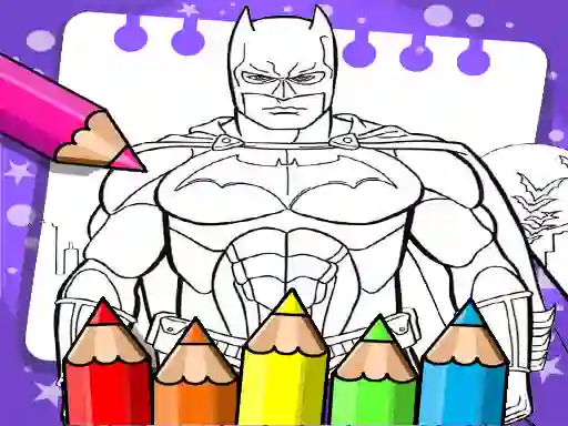 Gêm Batman Beyond Coloring Book ar-lein