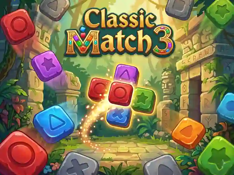 Gêm Classic Match 3 ar-lein