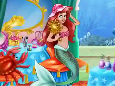 Gêm Mermaid Makeup Room ar-lein