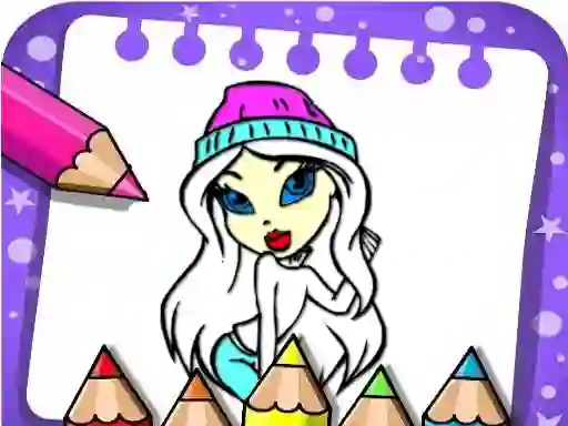 Gêm Easy Bratz Coloring ar-lein