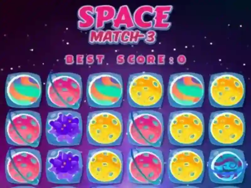 Gêm Space Match3 ar-lein