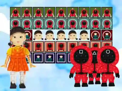 Gêm Squid doll Shooter Game ar-lein