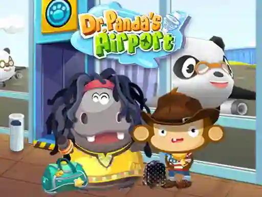 Gêm Dr.Panda's Airport ar-lein