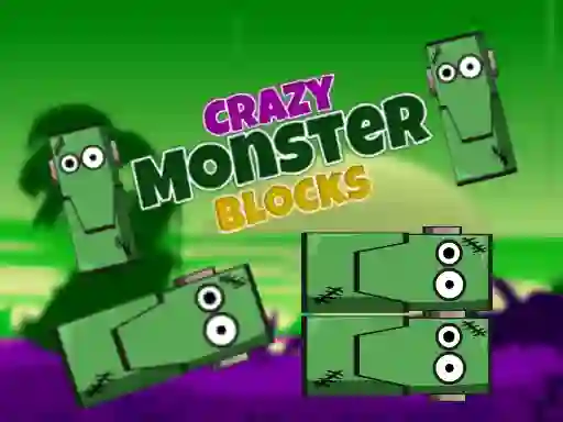 Gêm Crazy Monster Blocks ar-lein