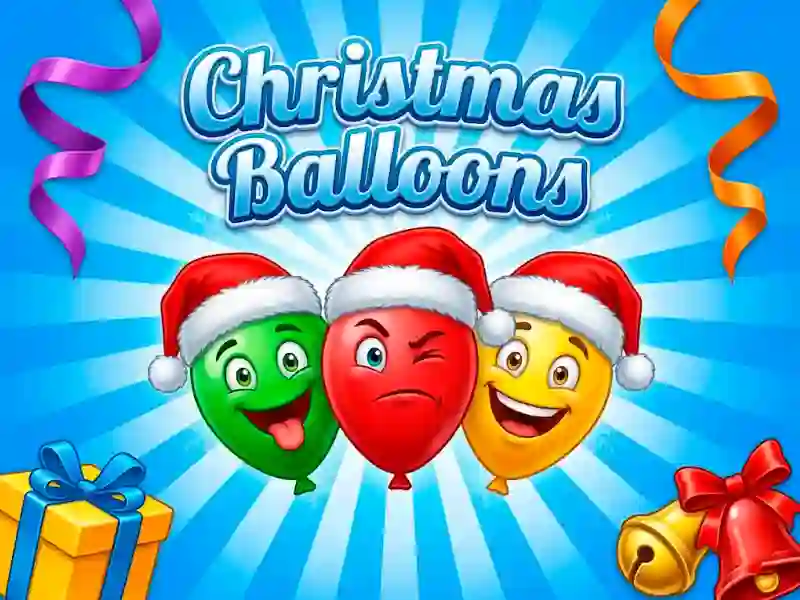 Gêm Christmas Balloons ar-lein