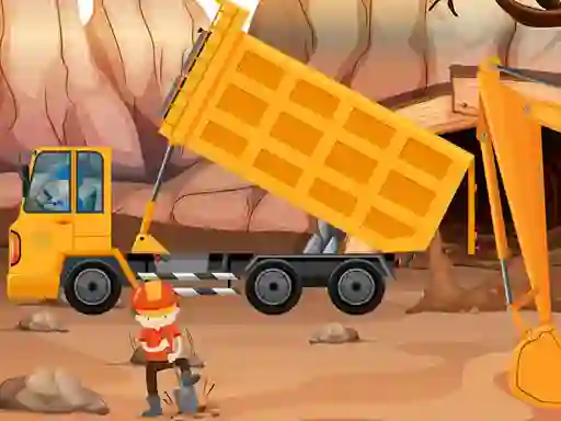 Gêm Dump Trucks Hidden Objects ar-lein