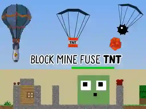 Gêm Block Mine Fuse TNT ar-lein