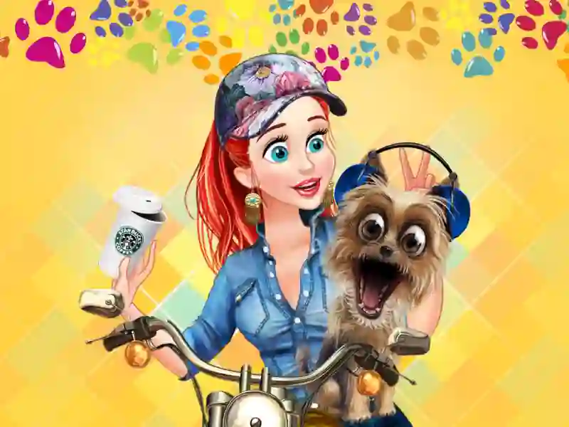 Gêm Princesses & Pets Photo Contest ar-lein