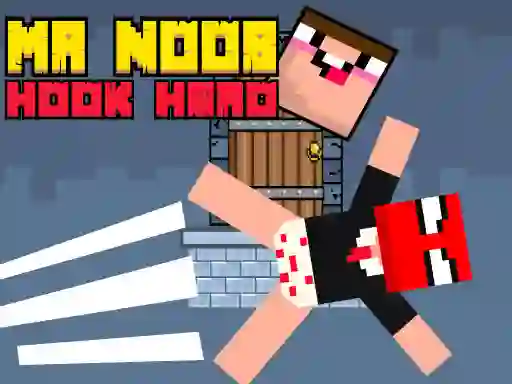 Gêm Mr Noob Hook Hero ar-lein