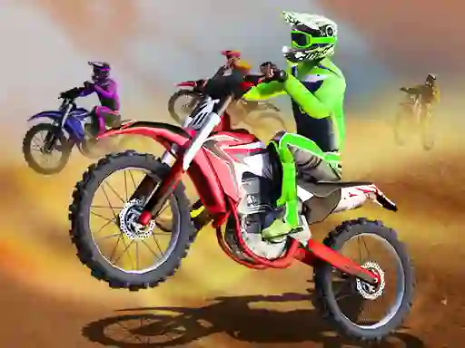 Gêm Dirt Bike MotoCross ar-lein